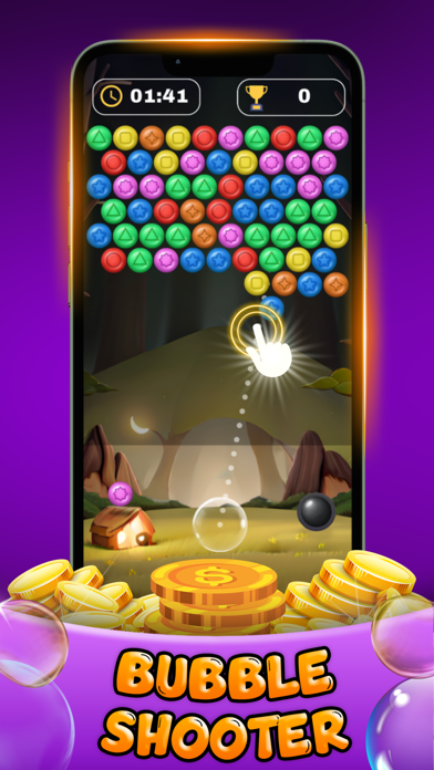 Win Real Prizes Bubble Shooter Screenshot