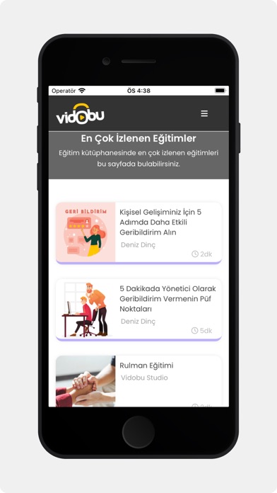 Vidobu - E?itim Screenshot