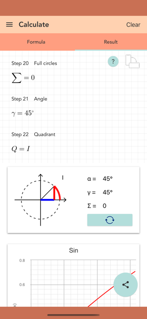 Unit Circle Calculator PRO Screenshot