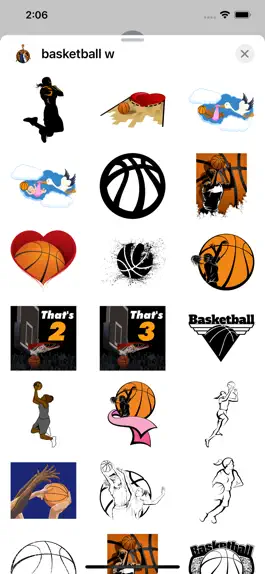 Game screenshot Women's Basketball Stickers hack