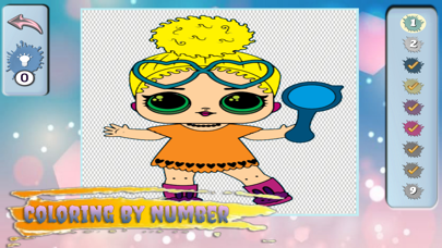Dolls Glitter Color Book Screenshot