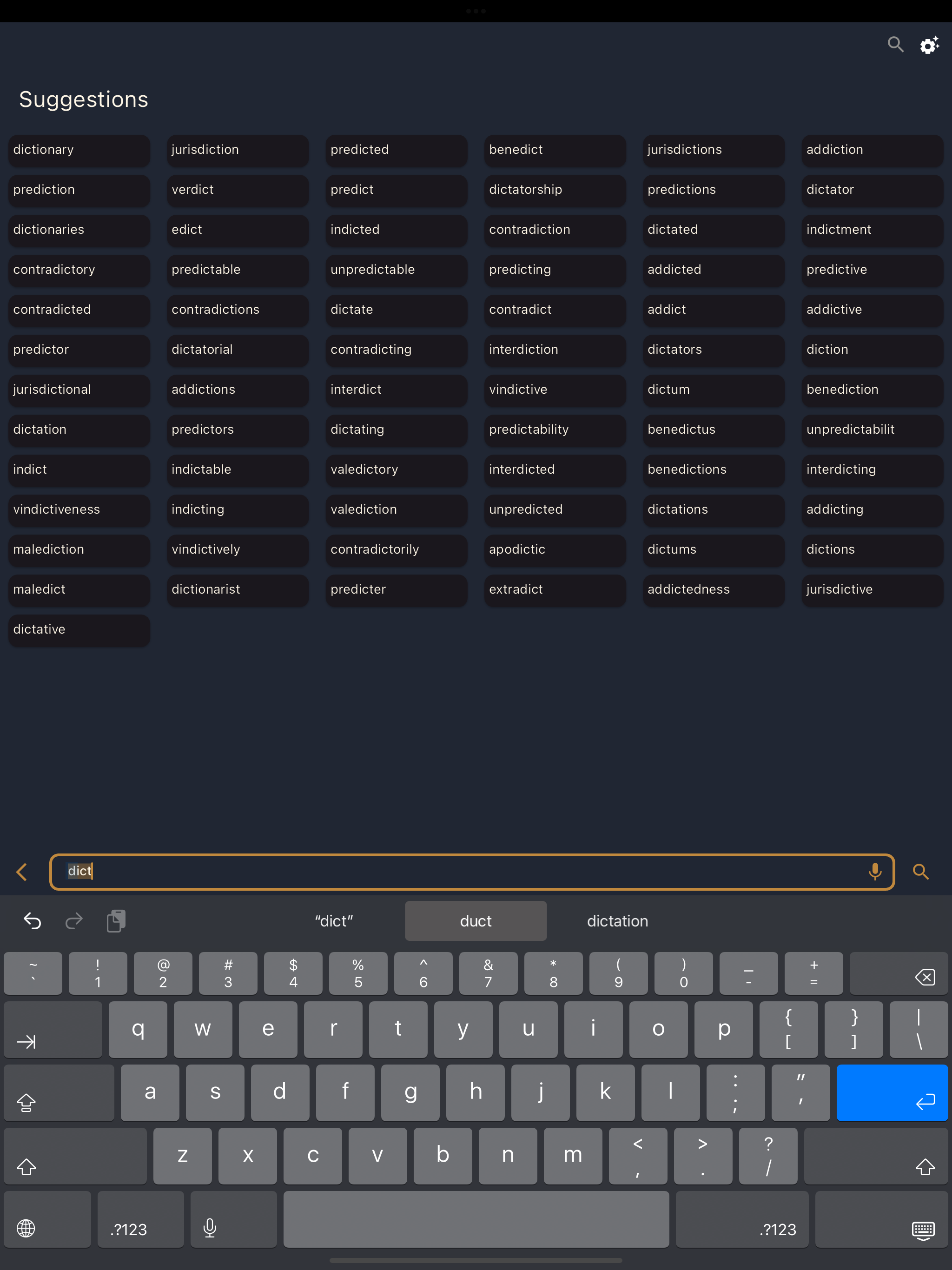 Synonyms English