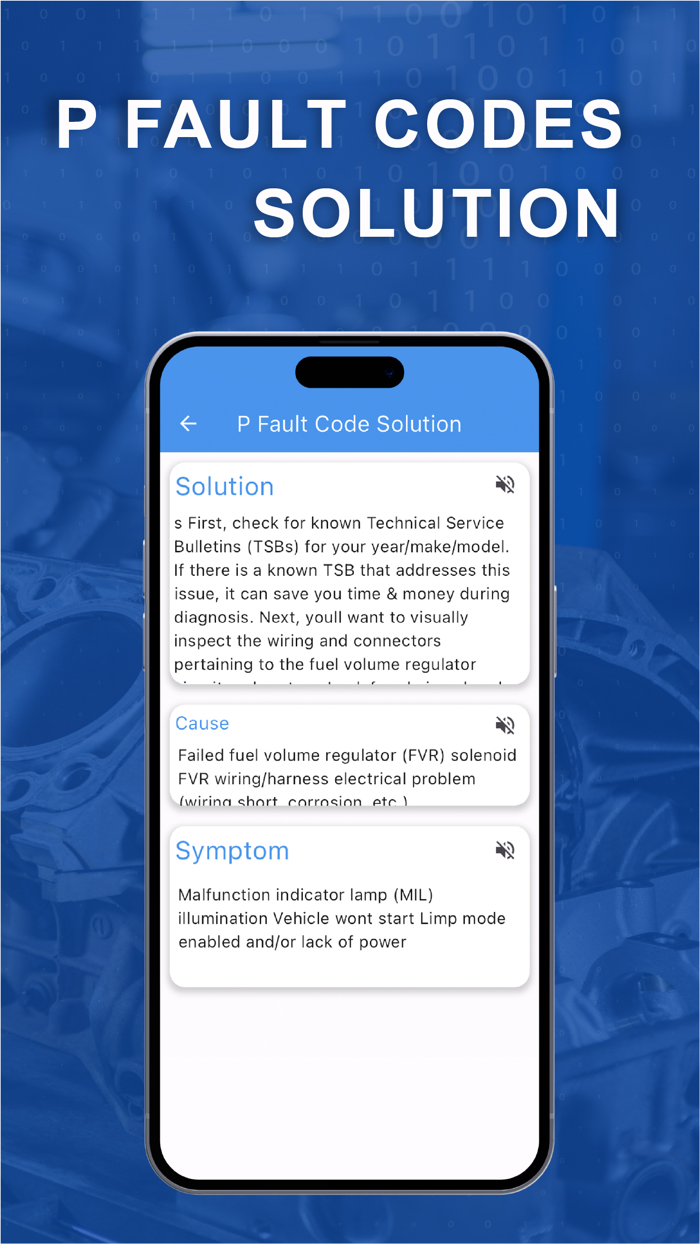 OBD2 Fault Codes with Solution