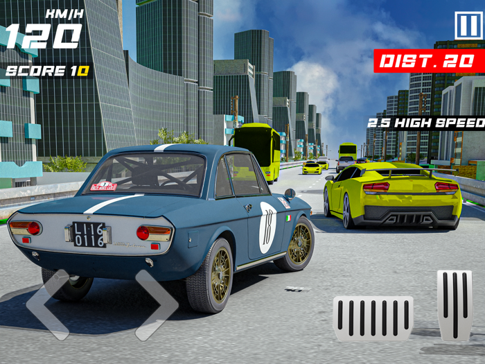 Heavy Traffic Highway Crash