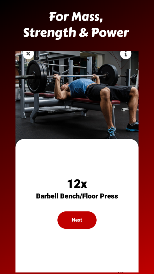 #4. Barbell Workout Plan (iOS) 来自: Fitric