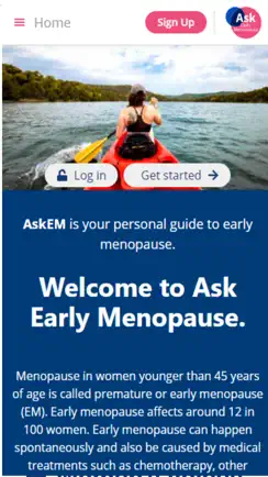 AskEarlyMenopause iPhone image 1