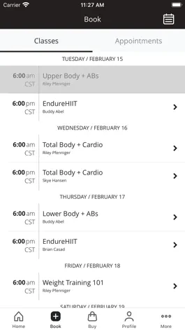 Game screenshot PARADIGM GYMS apk