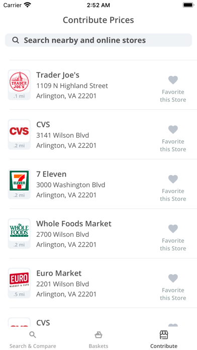 Basket - Contributor Screenshot