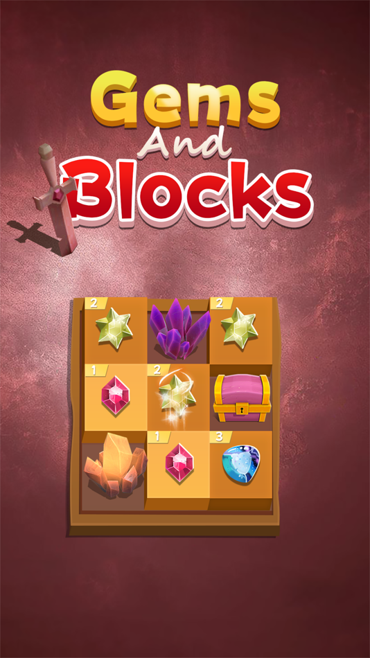 #1. Gems and Blocks (iOS) By: 旺富 董