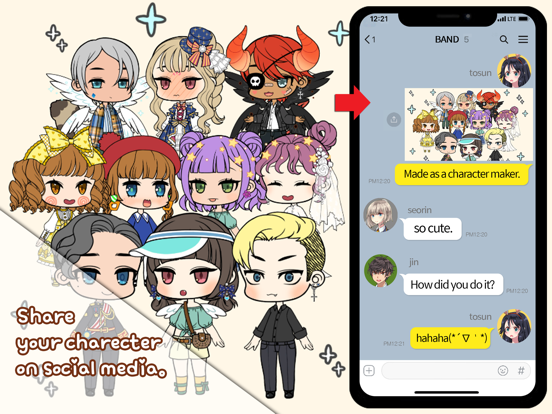 Character Maker iPad screenshot 5 - Games app