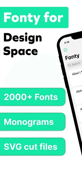 Game screenshot Fonts for Cricut Design Space. mod apk