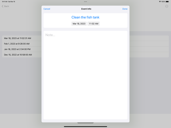 Screenshot #6 pour When Did?