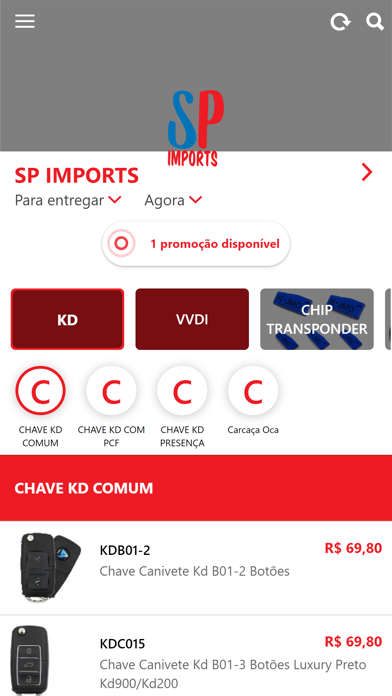 SP IMPORTS Screenshot