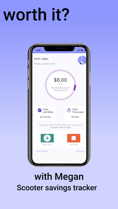 Megan - Your Scooter Savings Screenshot