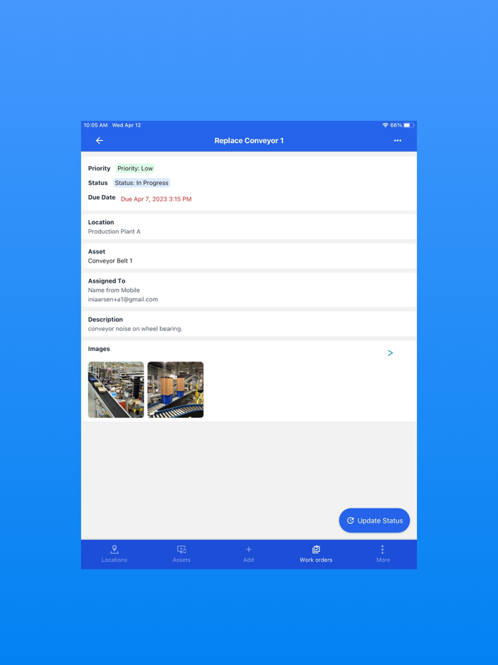 MaintainNow CMMS Work Orders