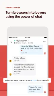 shopify inbox iphone screenshot 1