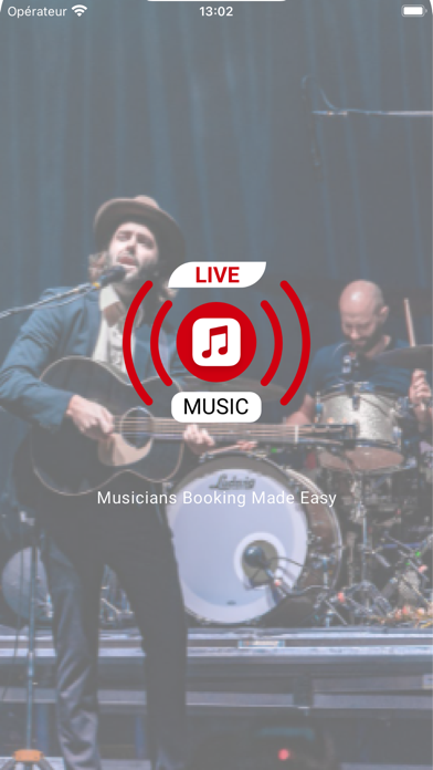 LIVE MUSIC BOOKING Screenshot