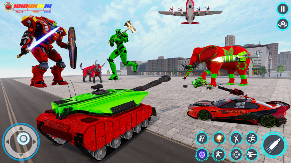 #3. Elephant Robot Transform Fight (iOS) 由: Bilal Ahmad