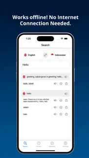 english indonesian dictionary+ iphone screenshot 1