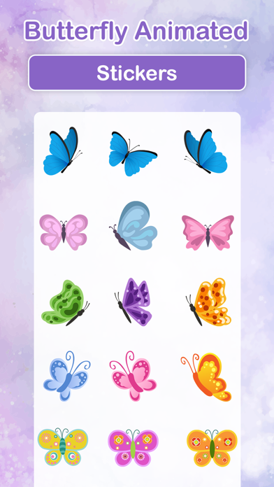 Butterfly Animated Stickers Screenshot