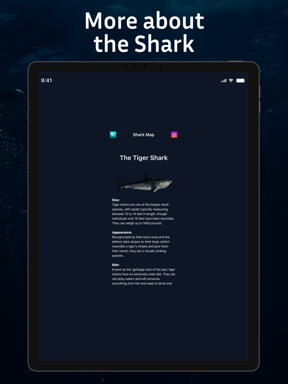 Shark Tracker: Shark Finder iPad screenshot 4 - Utilities app