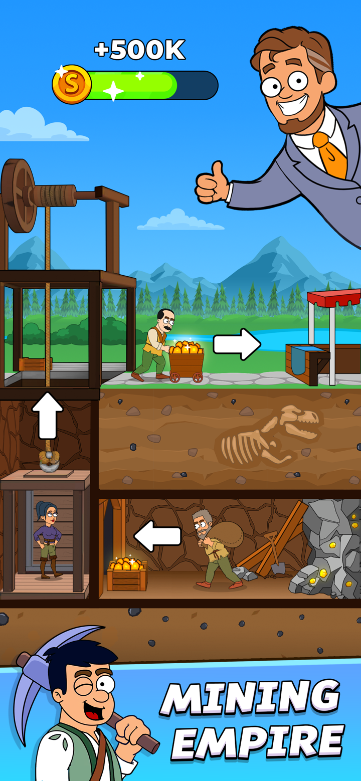 Mining Empire: Idle Tycoon screenshot 1