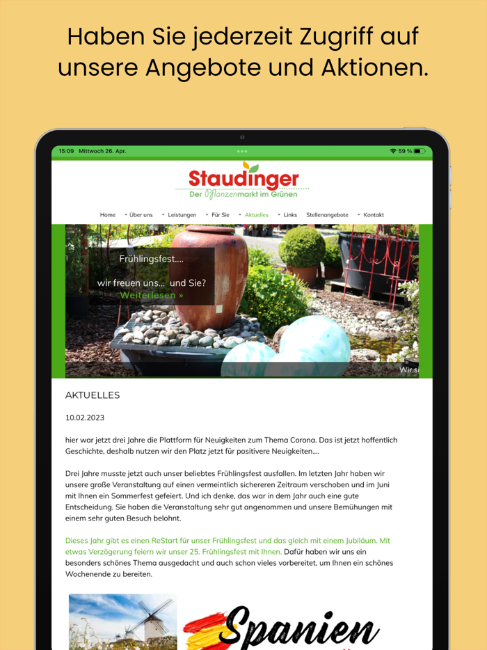 Staudinger - Kundenkarten-App