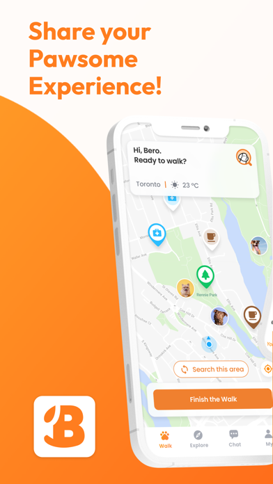 BERO - Dog Walking & Social Screenshot