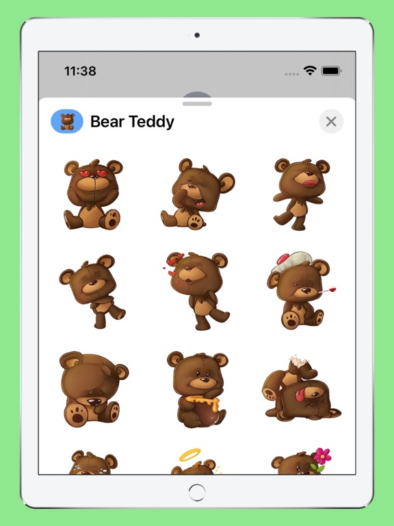 Screenshot #4 pour Bear Teddy Stickers