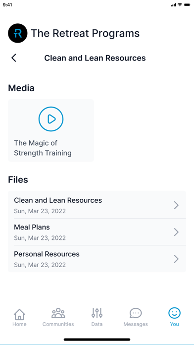 The Retreat Programs Screenshot