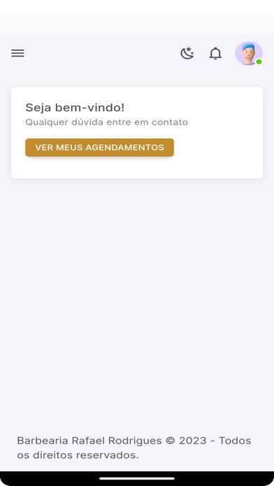 Barbearia Rafael Rodrigues Screenshot