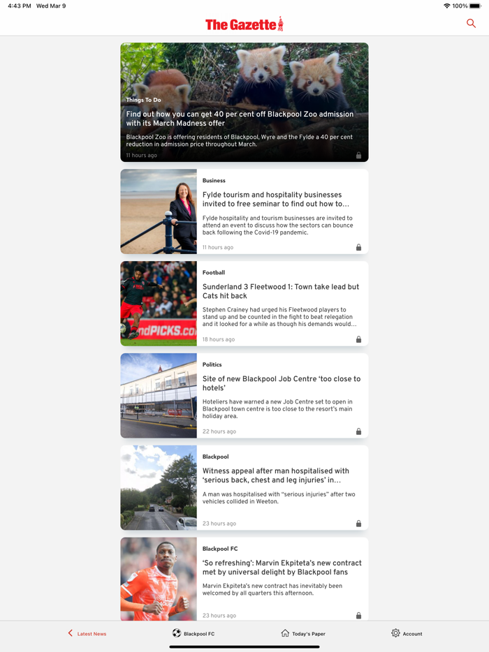 The Blackpool Gazette