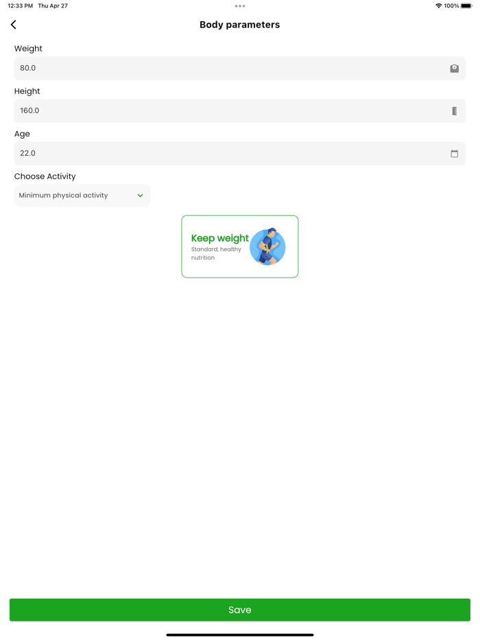 Calorie Counter and Tracker