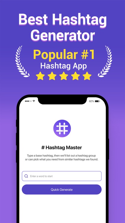 Hashtag Master - Tag Generator