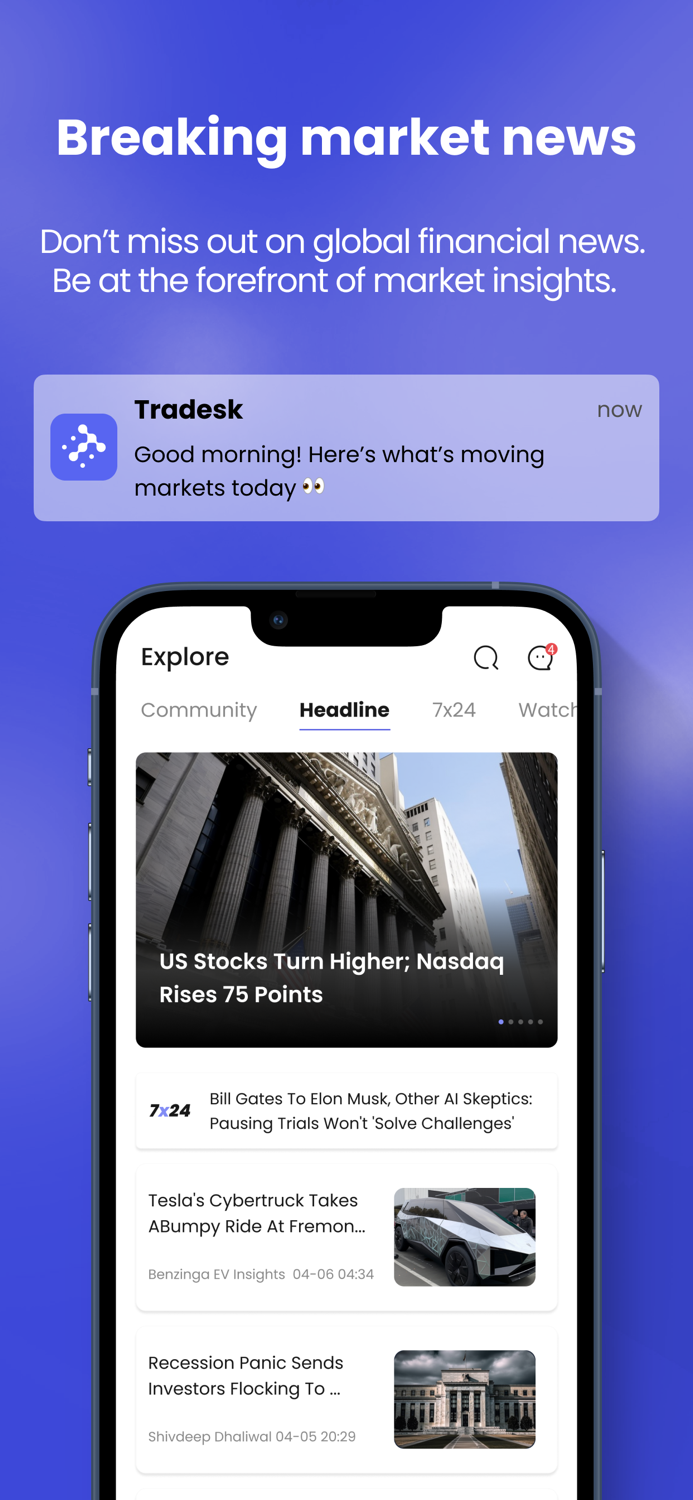 Tradesk Invest and Trade