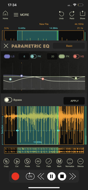 Wavebox Audio Editorin kuvakaappaus