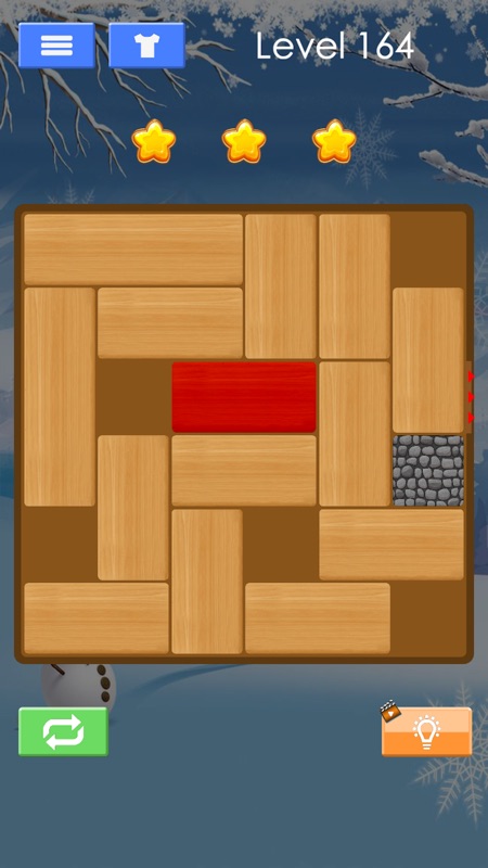Unblock Wood - Red Wood screenshot 4