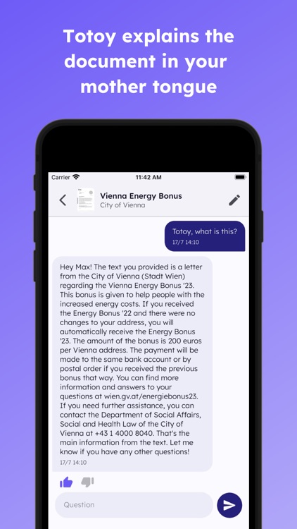 Totoy - AI Document Explainer