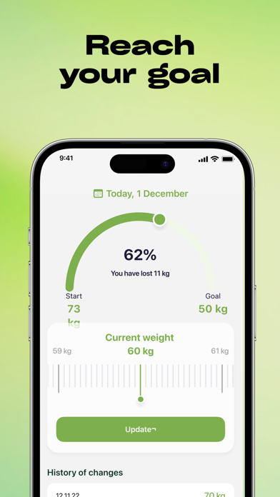 Diet: Weight loss Healthy food Screenshot