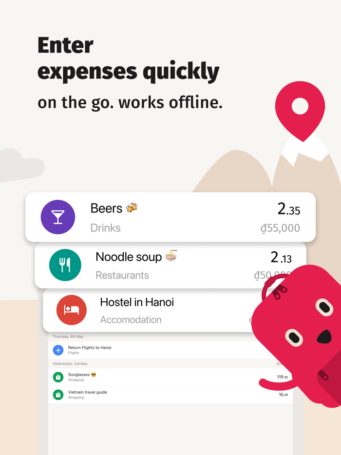 TravelSpend Travel Budget App