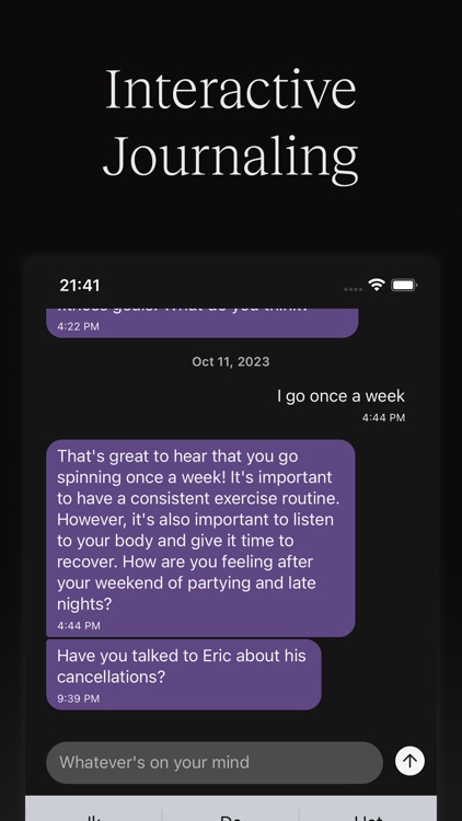Seren: AI Chat Journal