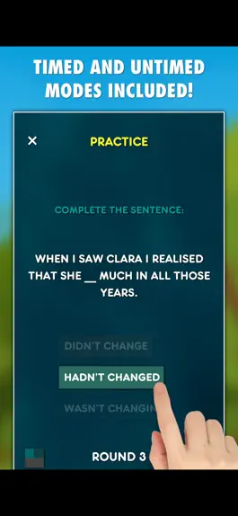 Game screenshot Past Tenses Grammar Test PRO hack