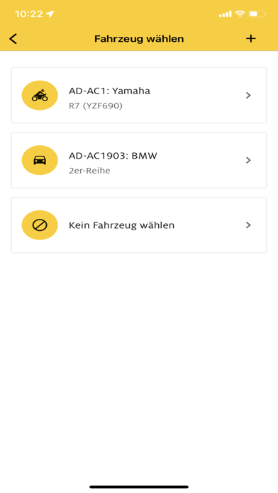 ADAC Pannenhilfe Screenshot