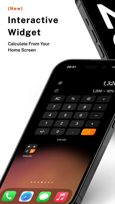 Calcullo - Calculator Widget Screenshot