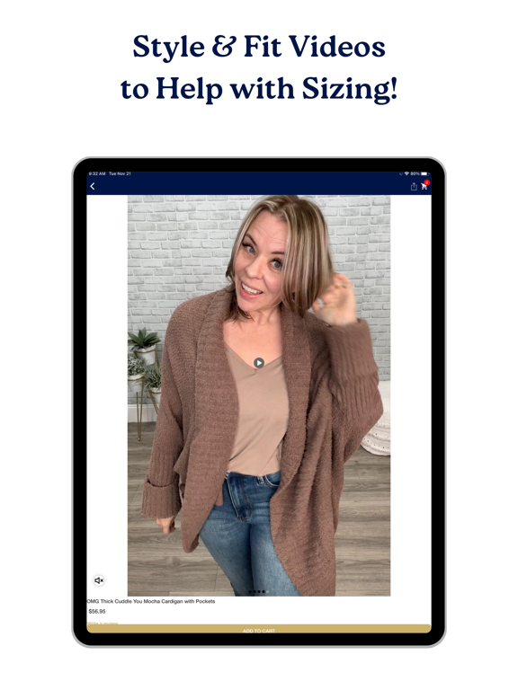 Just Wear the Dress Boutique iPad screenshot 3 - Shopping app