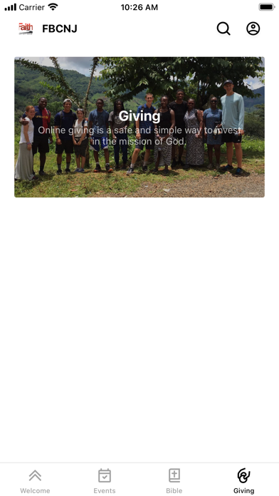 Faith Baptist NJ Screenshot