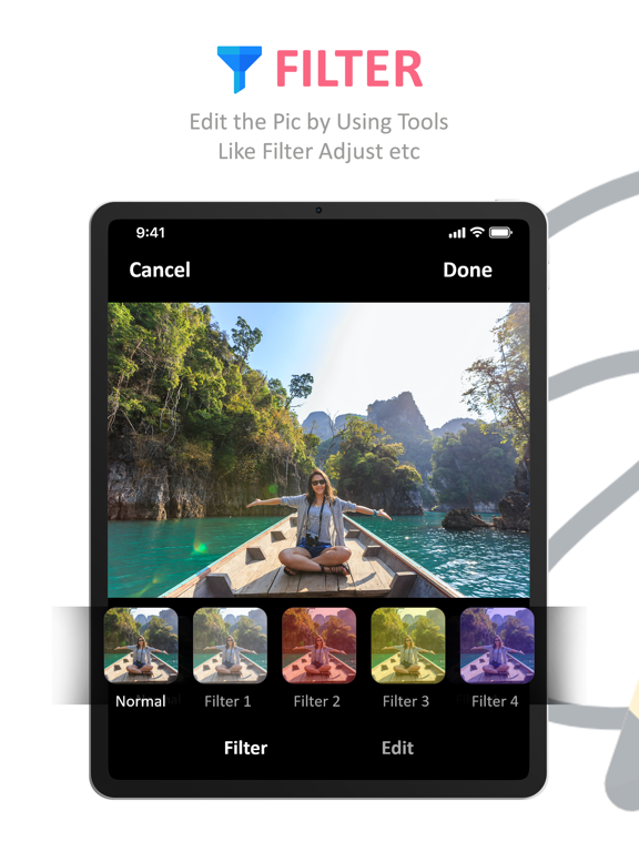 Photo Gallery - Album iPad screenshot 4 - Photo & Video app