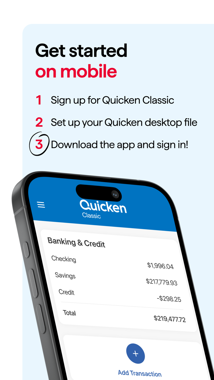 Quicken Classic Companion App