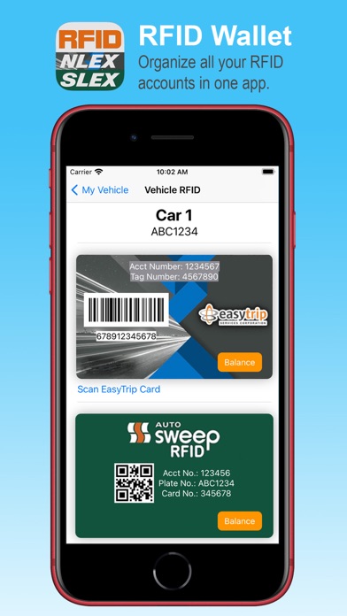 Screenshot #2 pour RFID Wallet EasyTrip AutoSweep