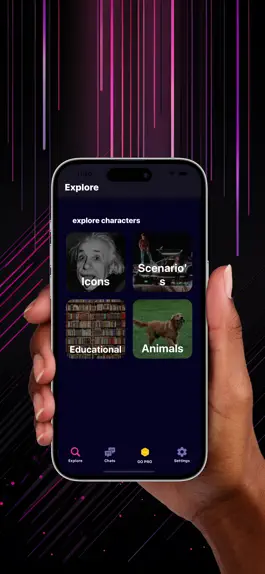 Game screenshot Famed.Chat: AI Icon Chat hack